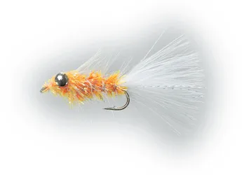 Unique Flies Krystal Wooly Bugger Fluo Orange