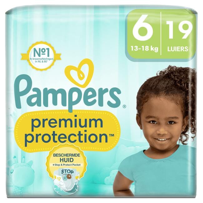 Pampers Premium Protection Luiers Maat 6 13-18 KG 19 stuks