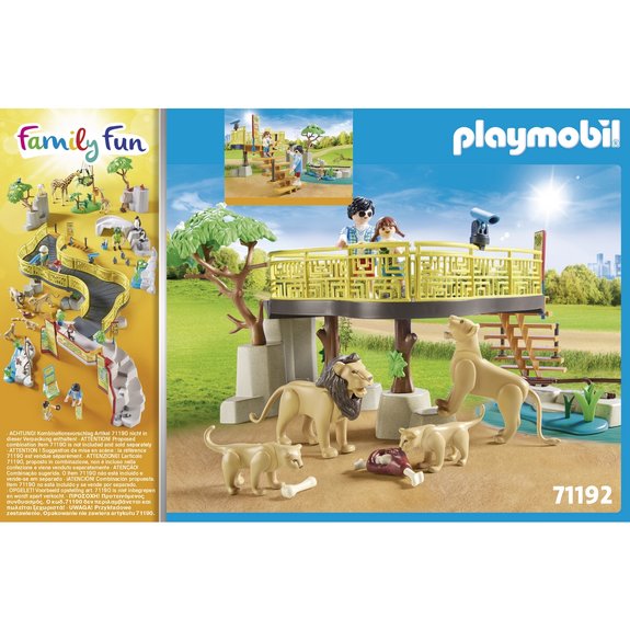 Espaces lions Playmobil 71192 Family Fun