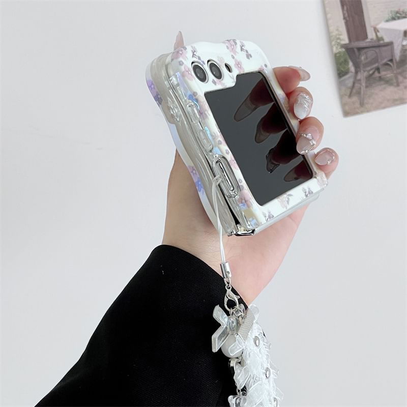 Jaguara - Bloemen telefoonhoesje / bedel / band / set - Samsung Flip