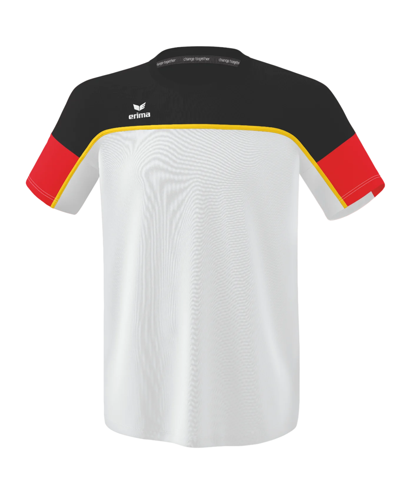 Erima Change by T-Shirt Weiss Schwarz