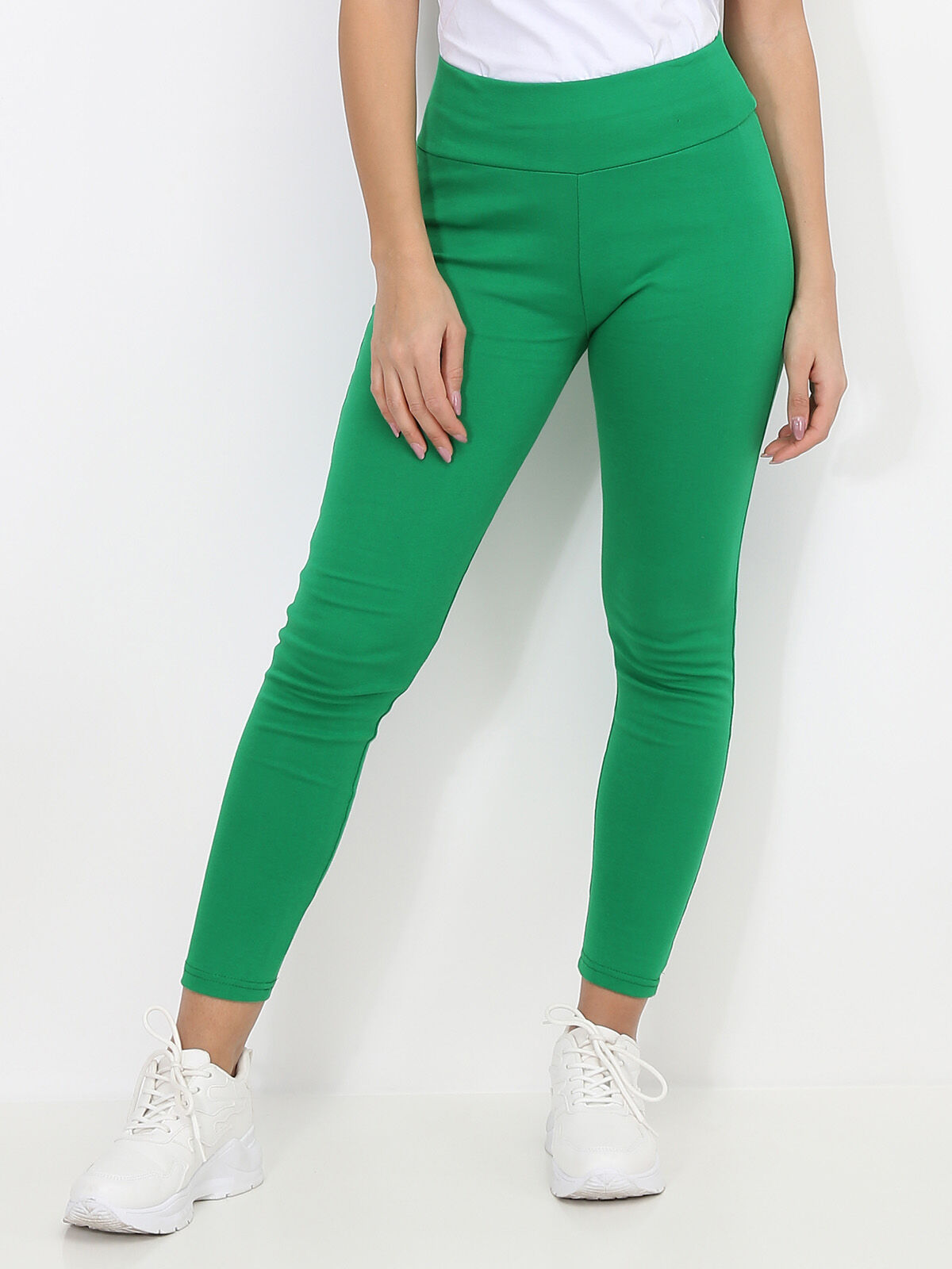 Legging taille haute stretch- Vert