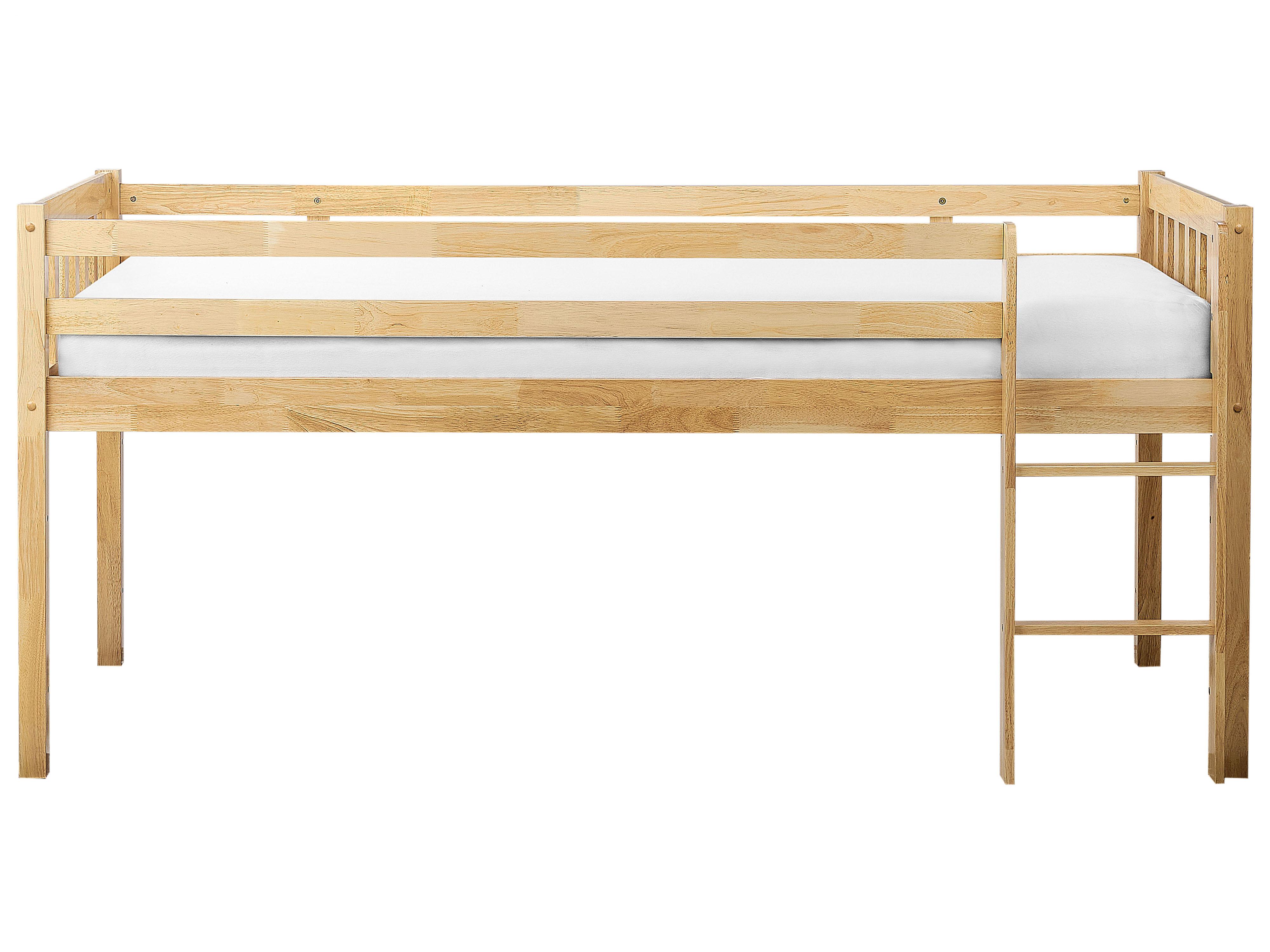 Verhoogd bed Hout PEIPIN 90 x 200 cm Lichtbruin