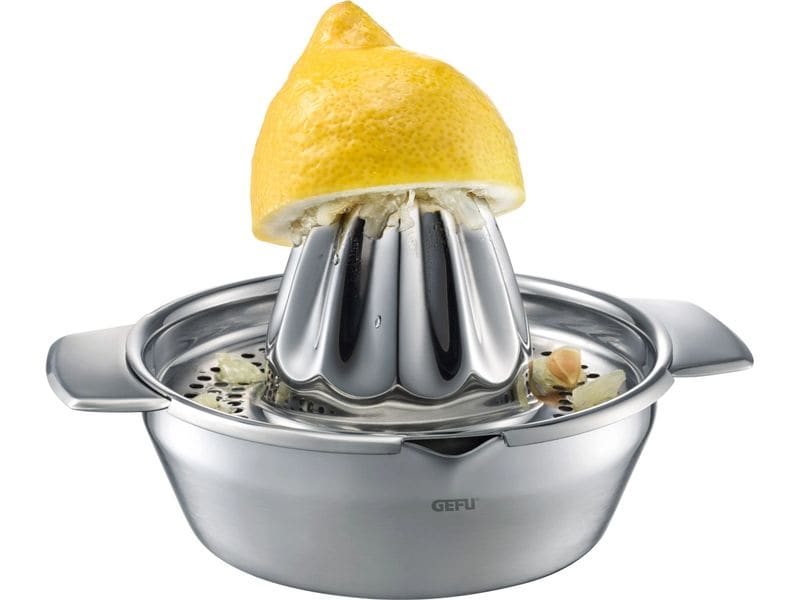 GEFU Zitruspresse Lemon Edelstahl Manuelle Zitruspresse
