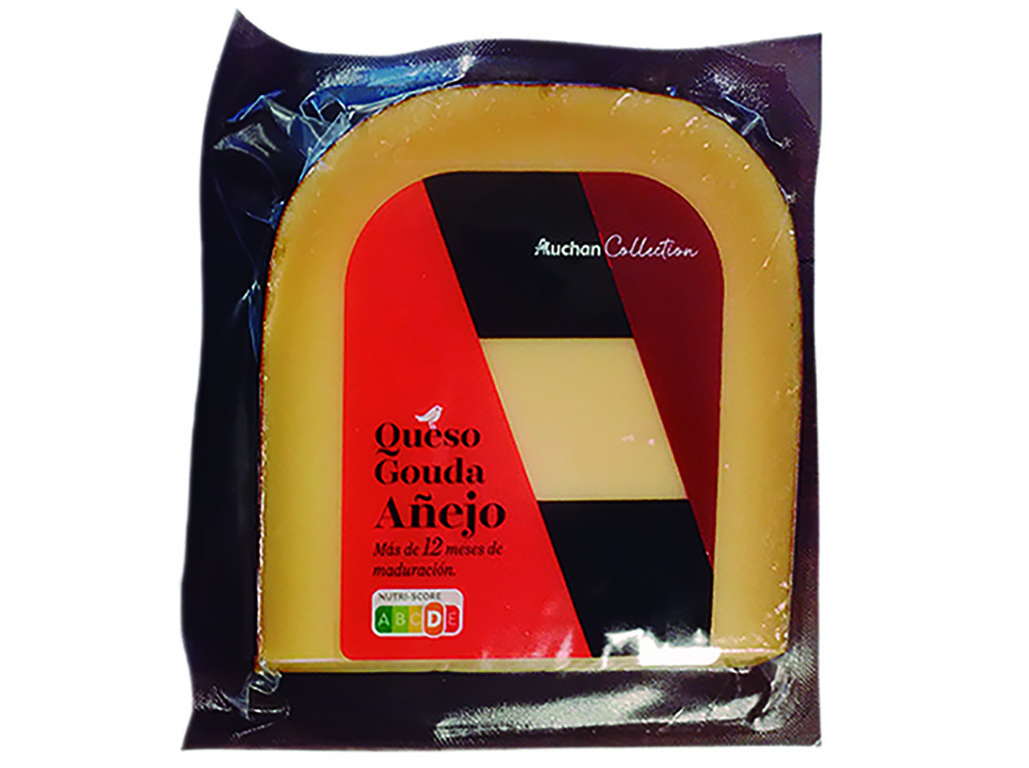 QUEIJO GOUDA VELHO AUCHAN COLLECTION 12 MESES CURA 250G