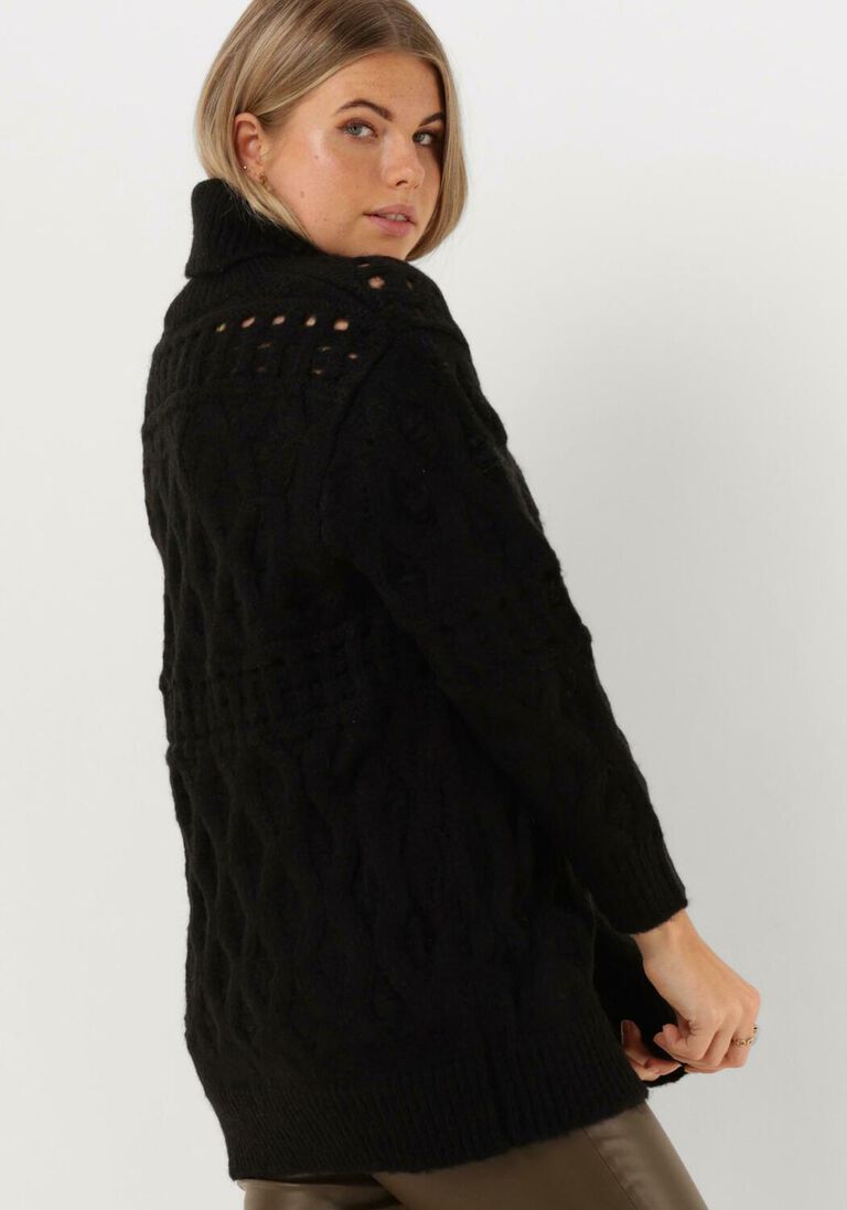 SILVIAN HEACH zwarte silvian heach coltrui lupetto m/l- sweater