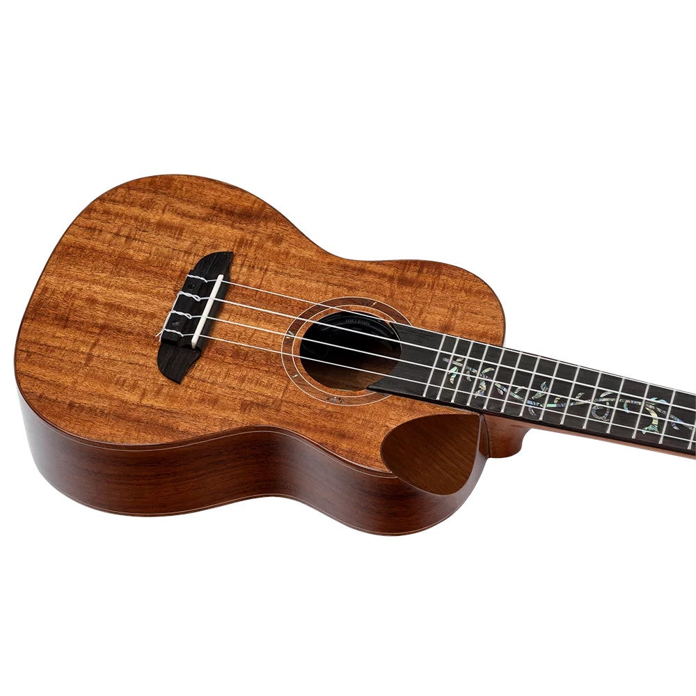 Ortega RUET-ACA Elite Series Concert Size Ukulele Acacia elektrisch-akoestische concert ukelele met gigbag
