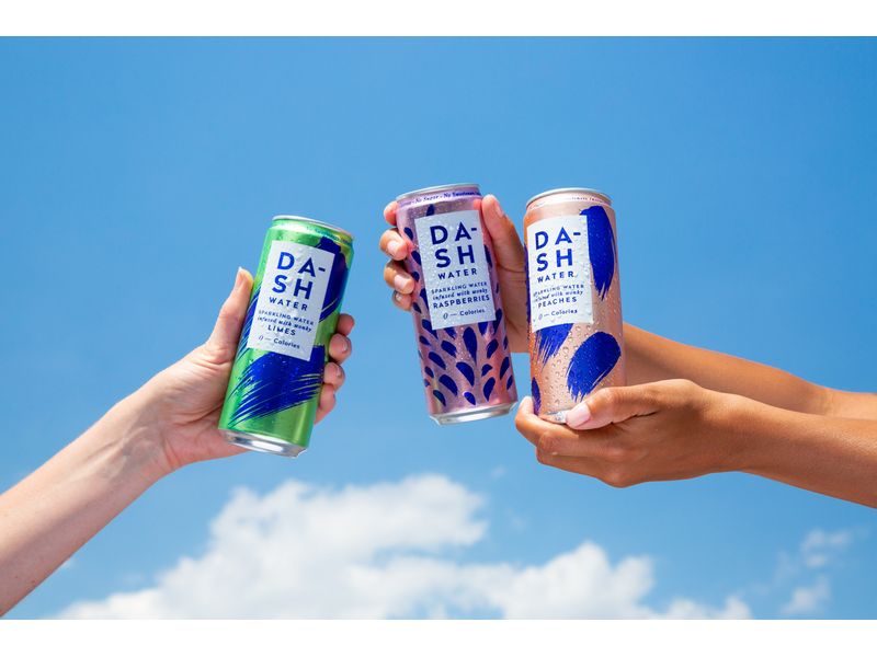 Dash Water Soft-Drinks Discovery Box 16 x 0.33 l Kohlensäurehaltige Erfrischungsgetränke mit verschiedenen Geschmacksrichtungen