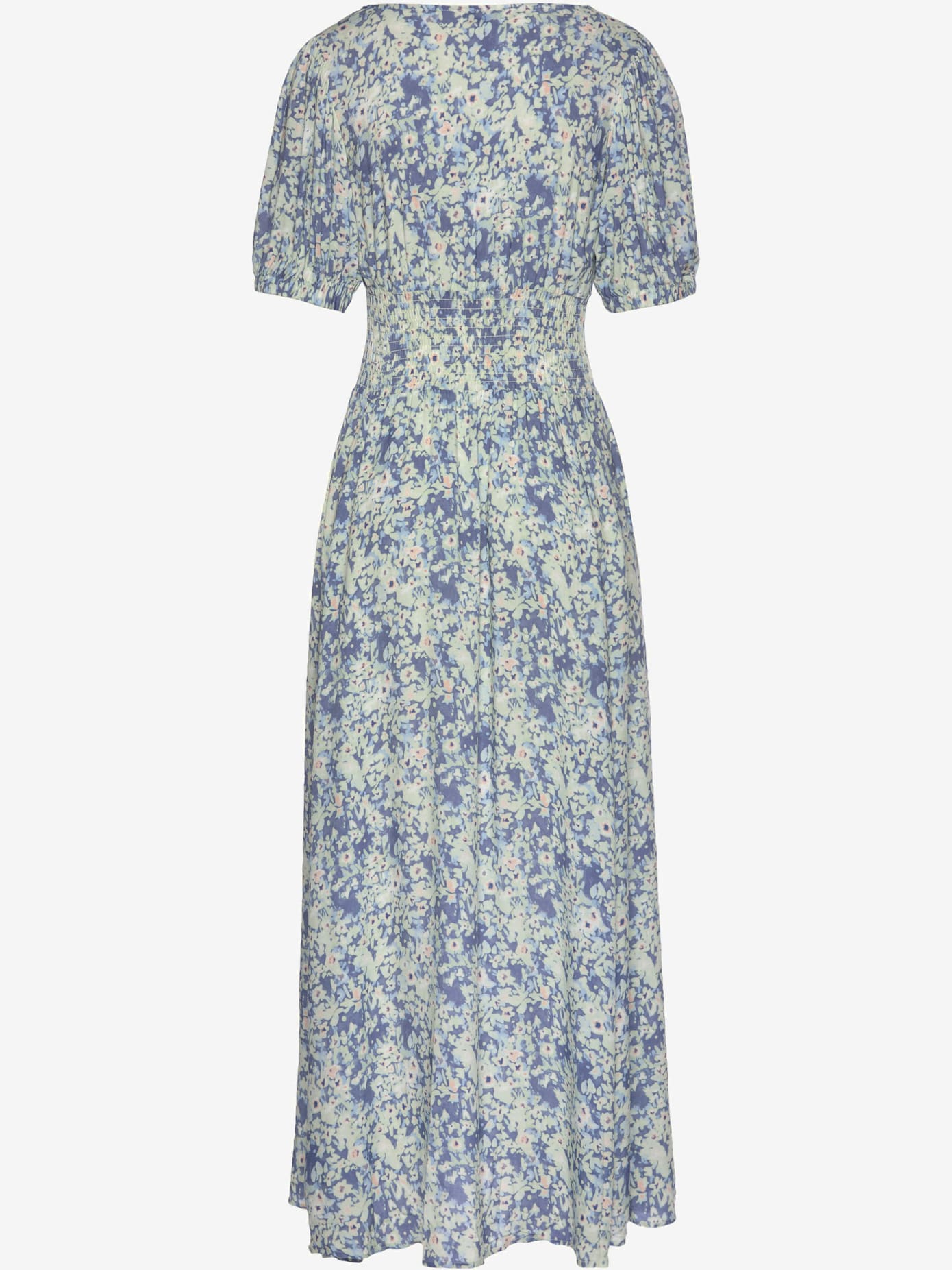Robe longue encolure en v dégagée