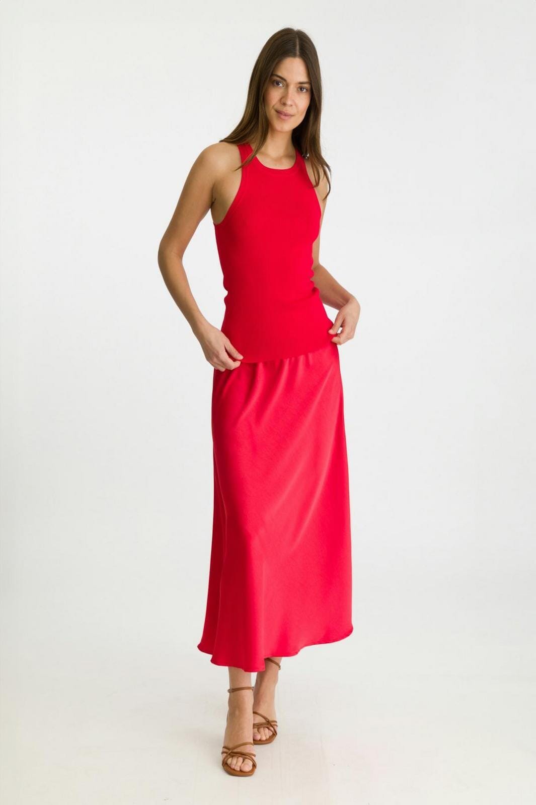 Neo Noir Willy Knitted Top red