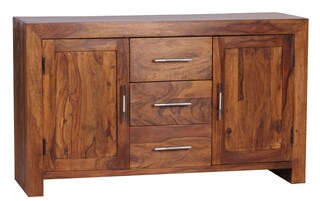 Kommode Ballina Massivholz Sheesham braun