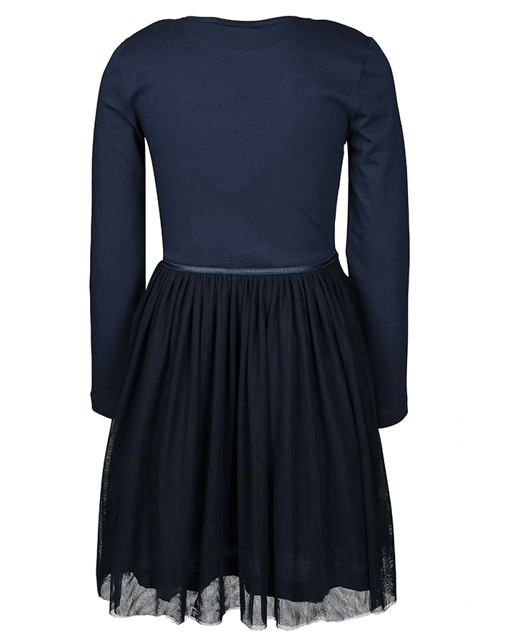 Tüll-Kleid LAYA mit Glitzer in dunkelblau