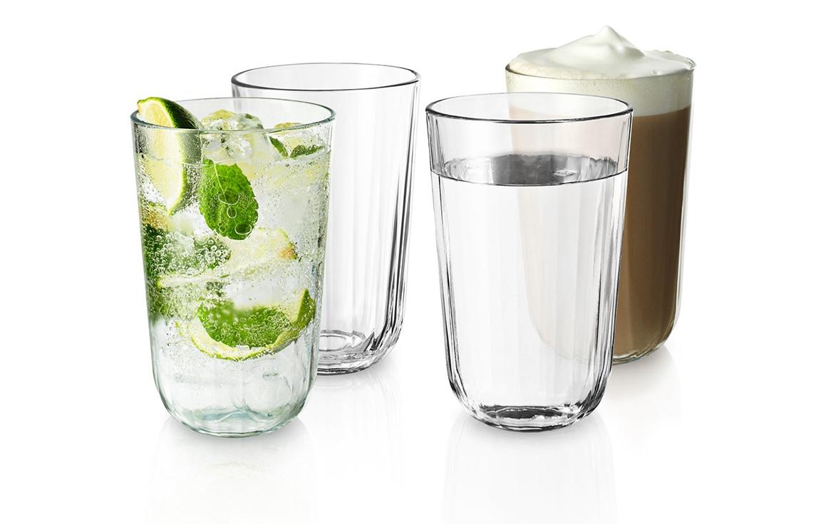 Trinkglas Facette 430 ml, 4 Stück, TransparentTrinkgläser Set