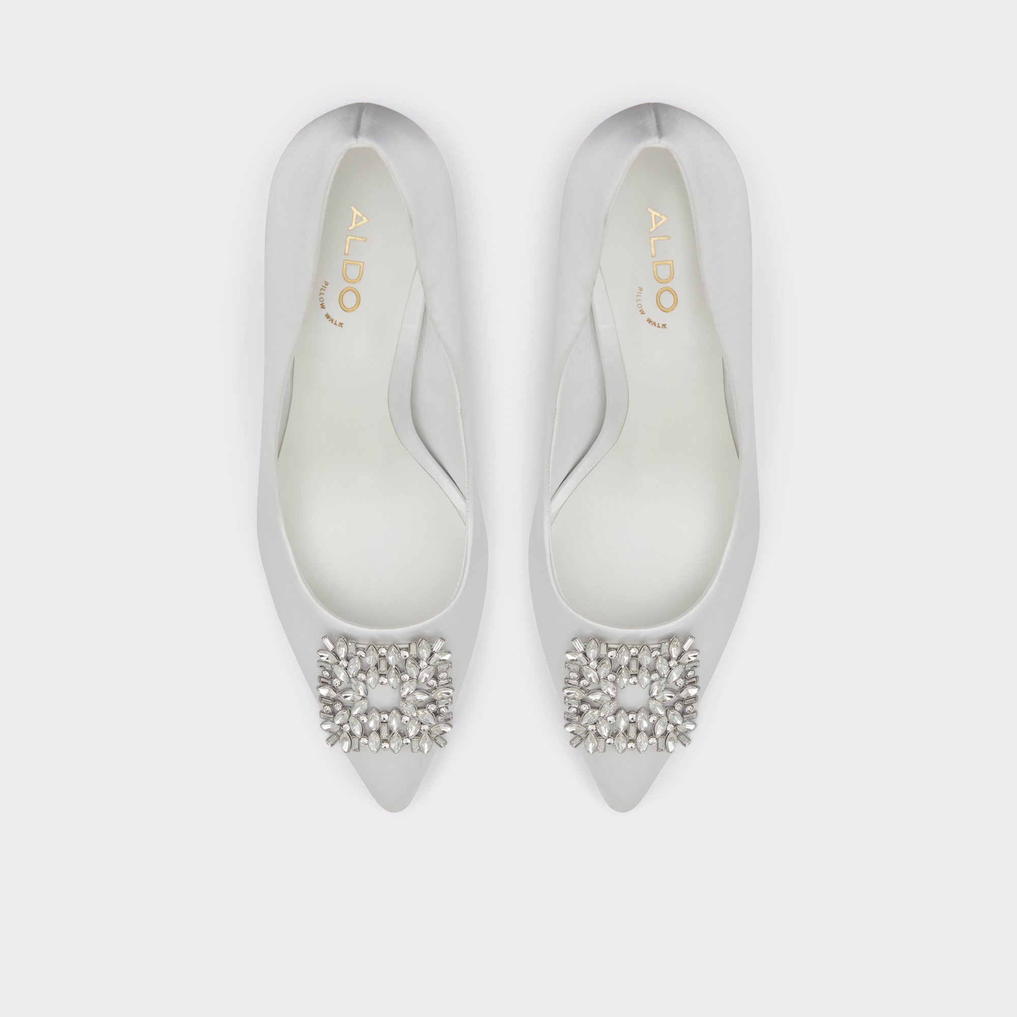 Platine White Women Pumps