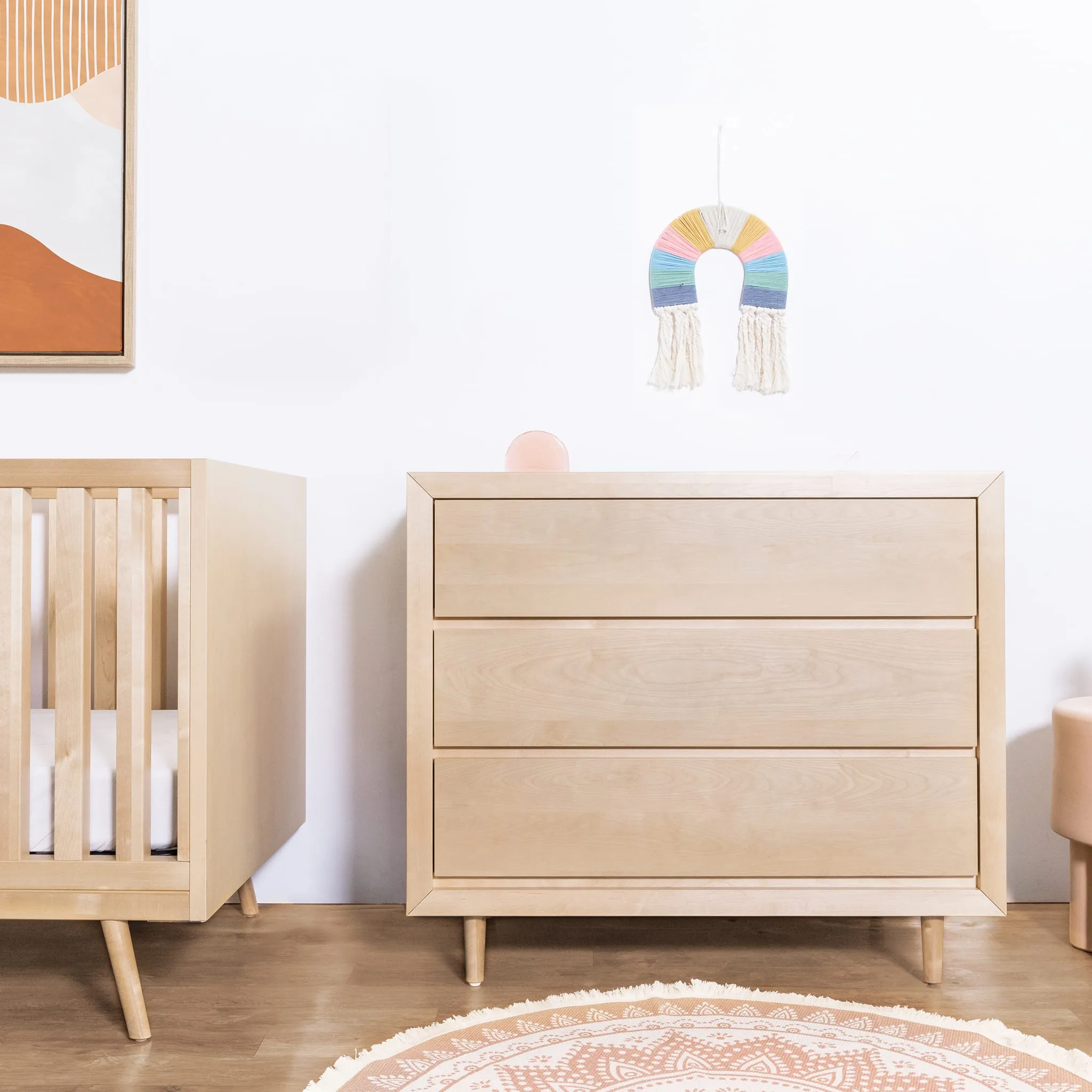 Babyletto Bureau 3 Tiroirs Nifty - Bouleau Naturel
