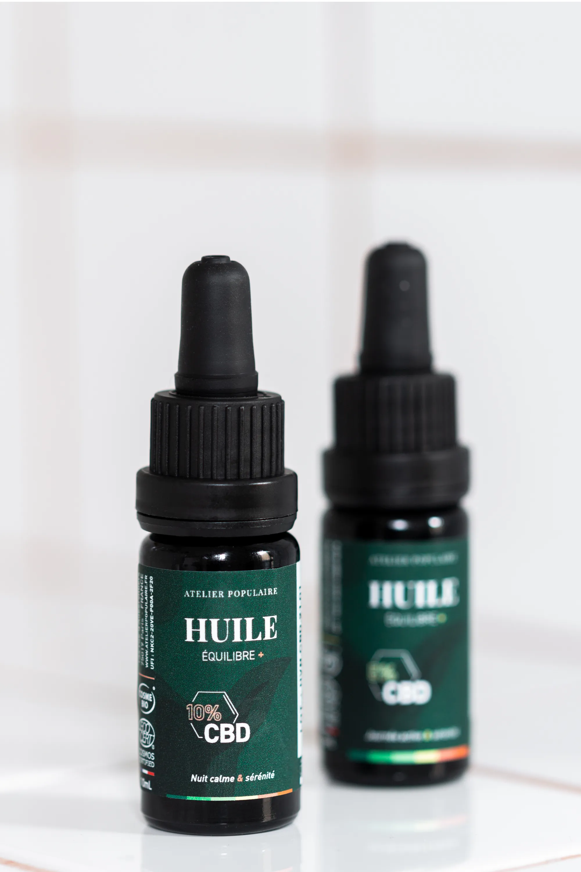Atelier Populaire Huile sublinguale Equilibre au CBD 10%-10 ml