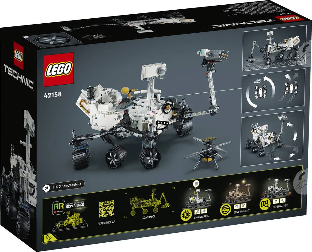 LEGO®TECHNIC 42158 - PERSEVERANCE : L'ASTROMOBILE DE LA NASA SUR MARS
