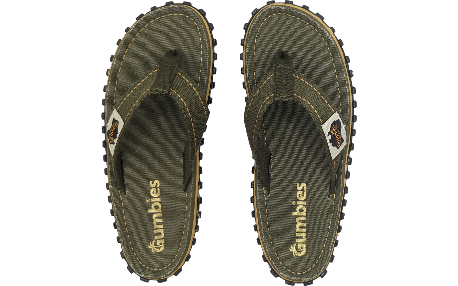 Gumbies Classic Khaki Herren Zehentrenner