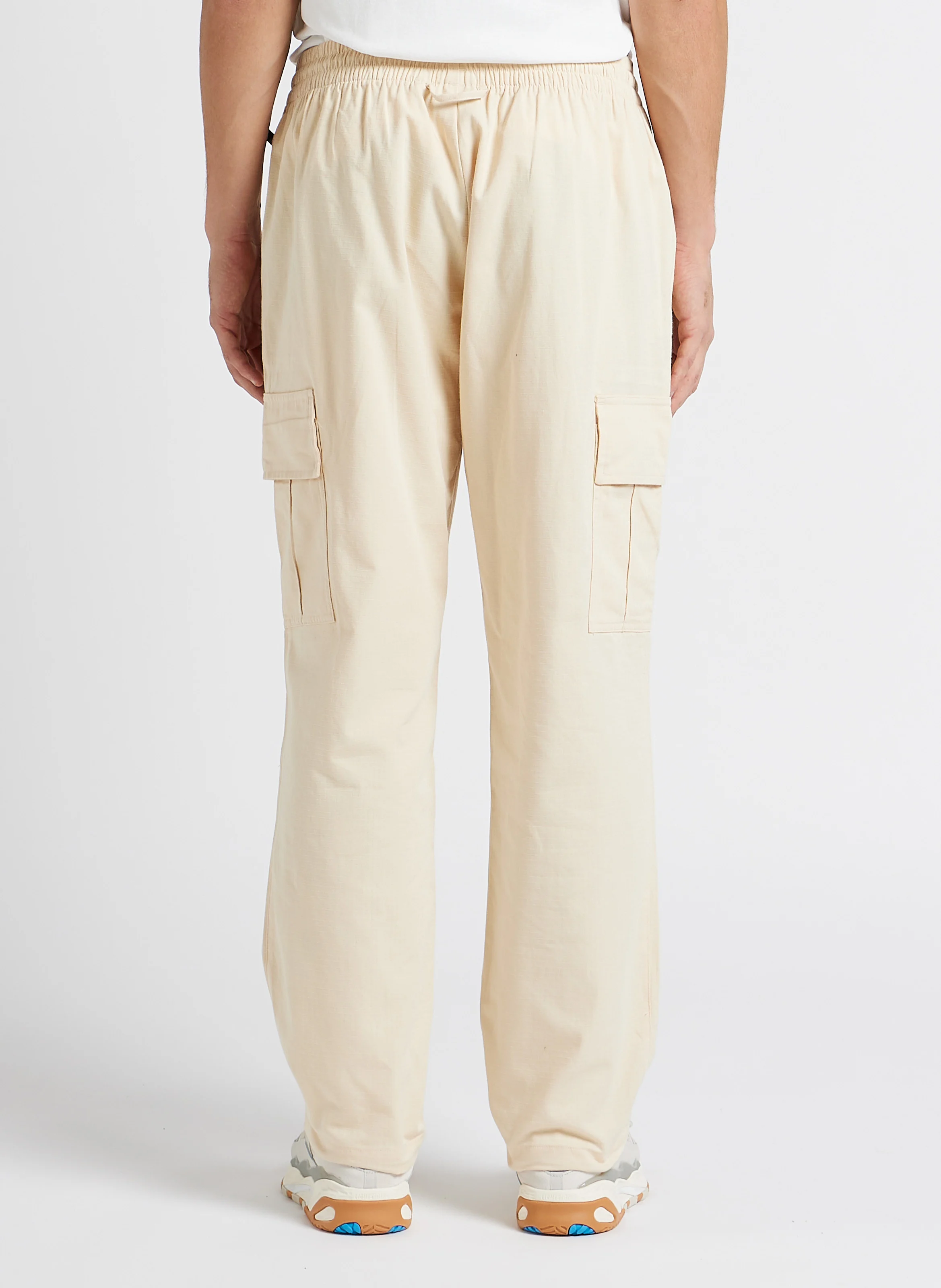 Pantalon cargo ample | Beige