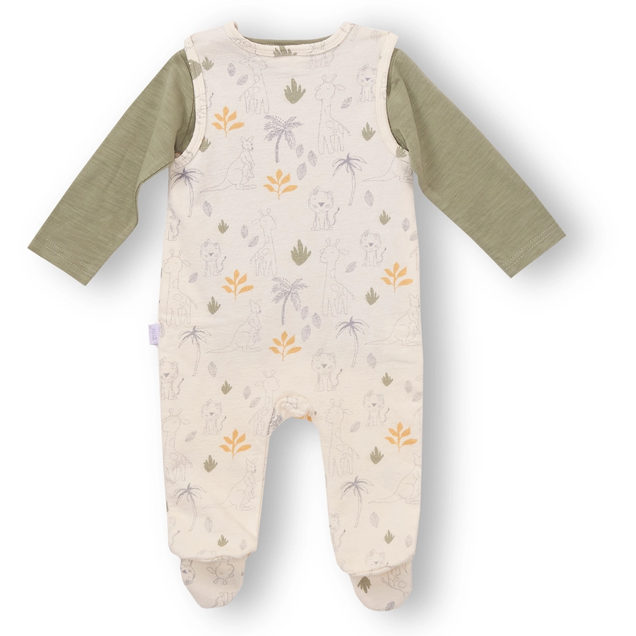 LITTLE Stramplerset Savannah Animals olive grün