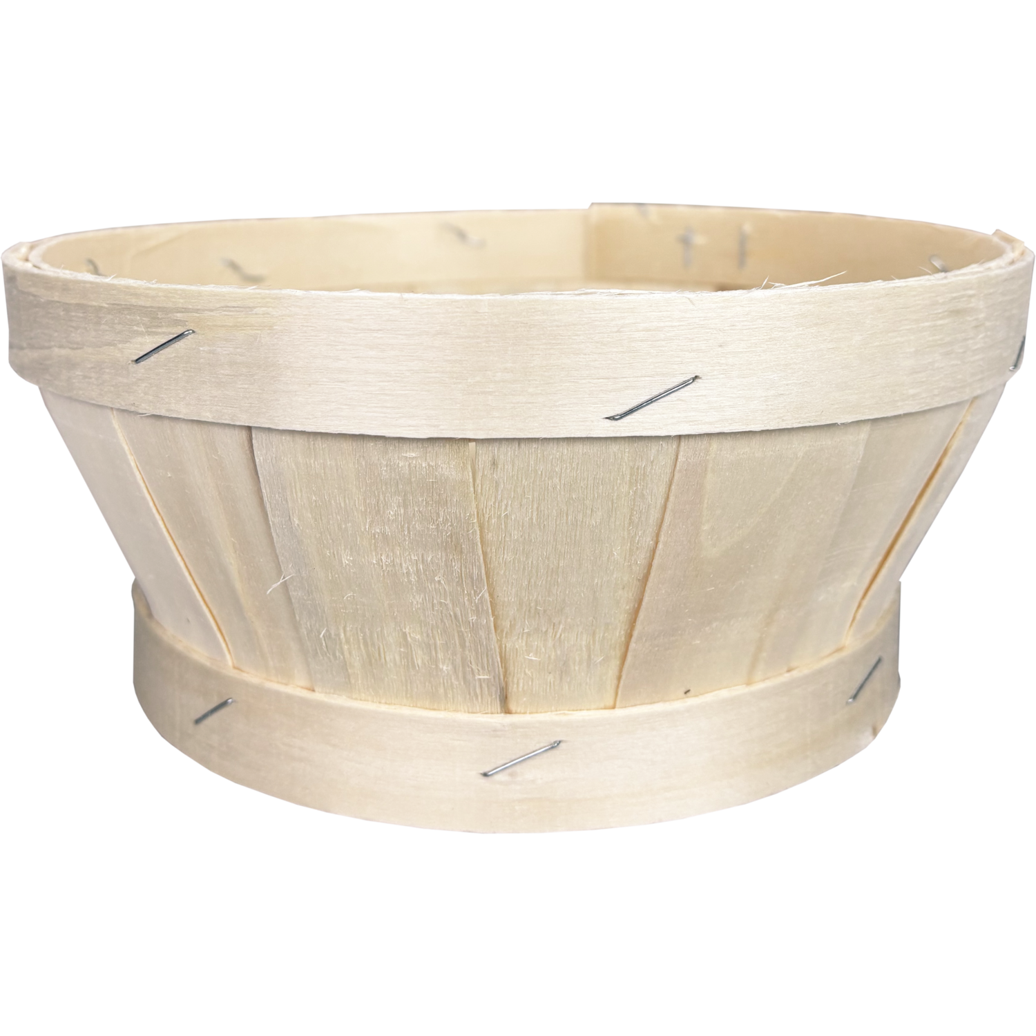 Mand, hout, Ø21cm, 9.5cm, rond, naturel