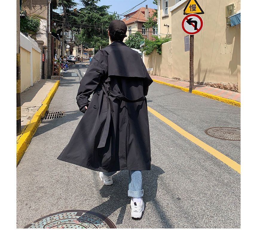 Andrei - Trenchcoat met dubbele rij knopen