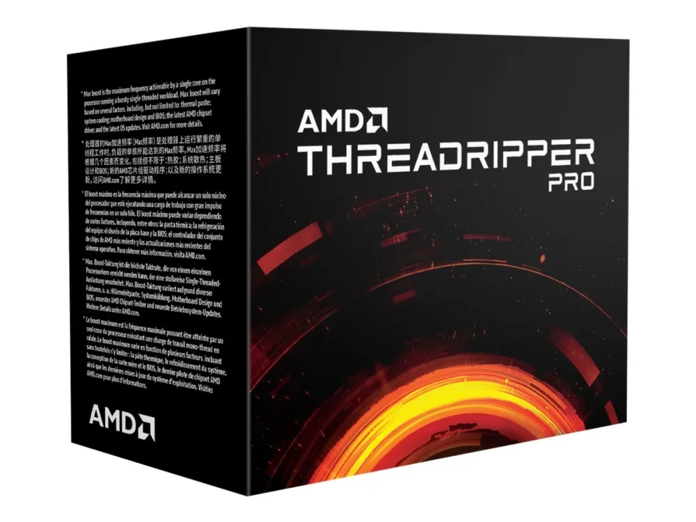 AMD Ryzen TR PRO 9965WX-boks