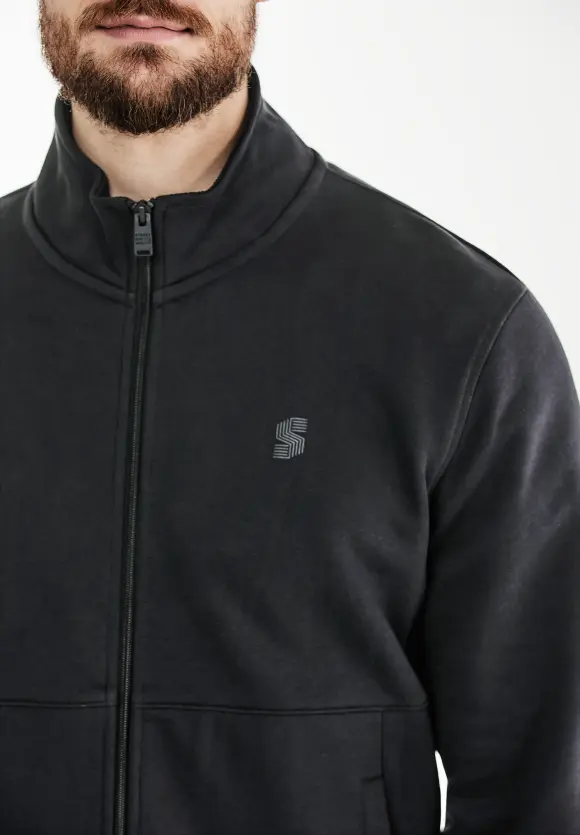 Troyer Sweatjacke - faded black