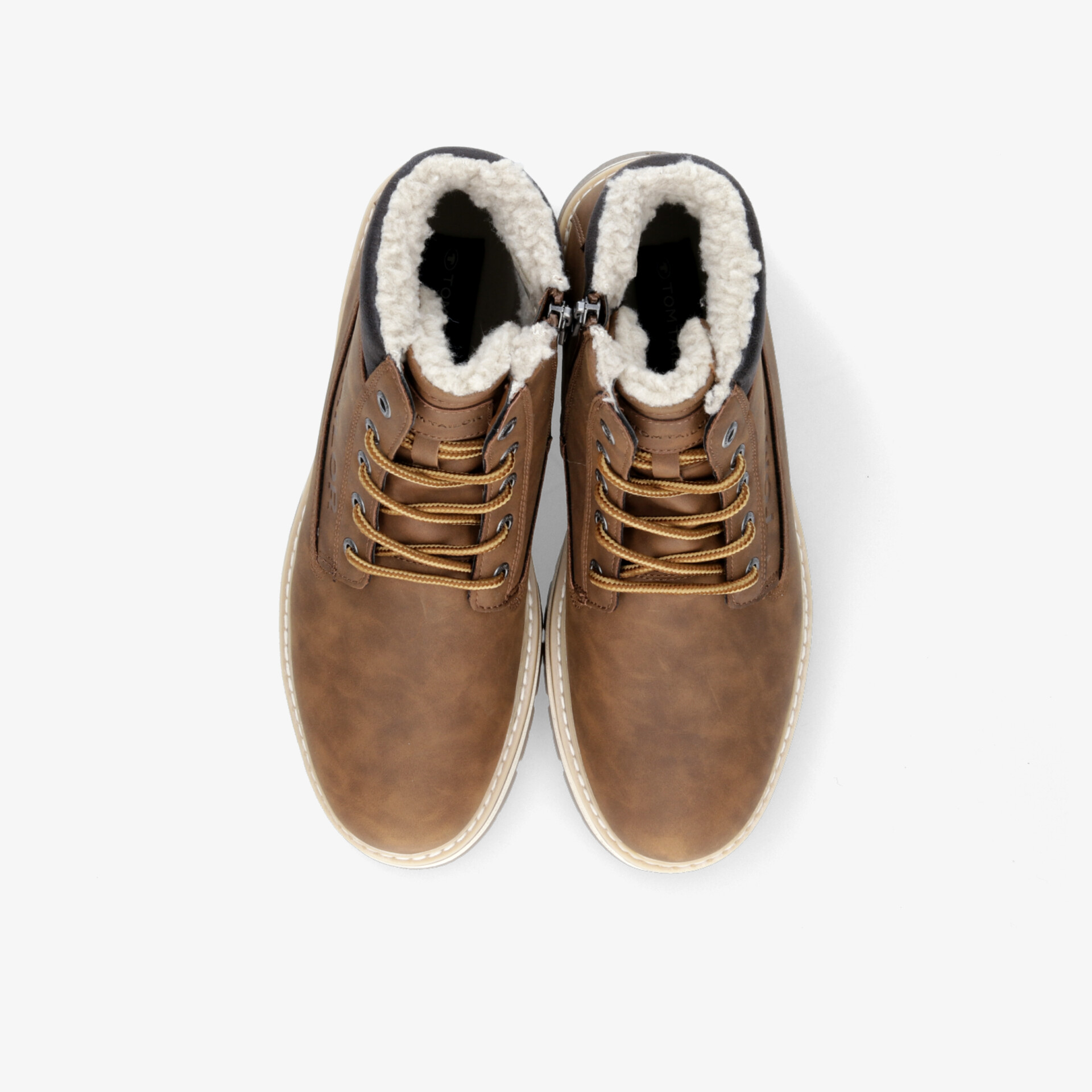 TOM TAILOR Herren Winterstiefel braun