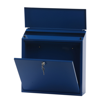 V-Part Brievenbus Malagan blauw