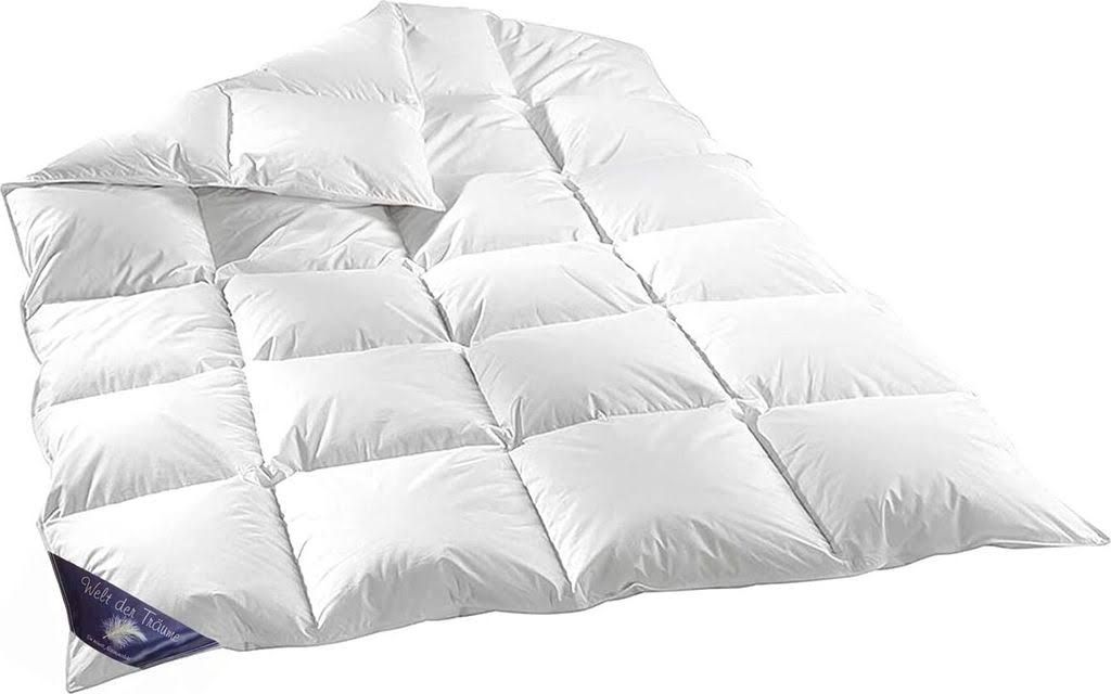 200x220 cm 1800 gr. 5% Daunen 95% FEDERN Bett Hotel QUALITÄT Daunendecke Daunendecken Decken Decke Bett Bettdecke Zudecke Steppdecke Daunen Welt-d