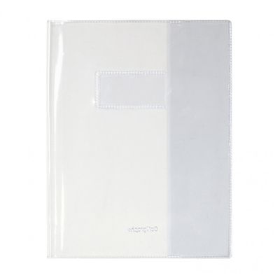 Calligraphe - Protège cahier sans rabat - 17 x 22 cm - cristalux - transparent