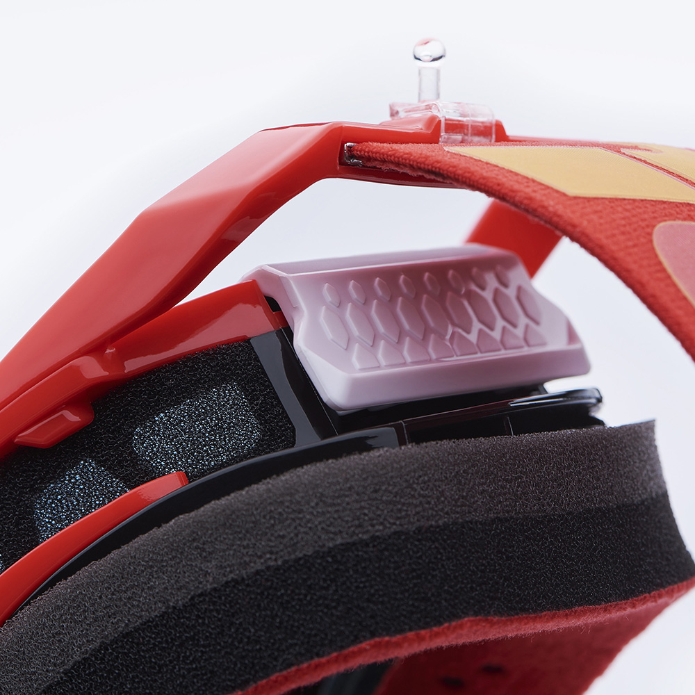 100% - Masque Armega Nuketown - Red/Blue Mirror Rouge / Or / Bleu