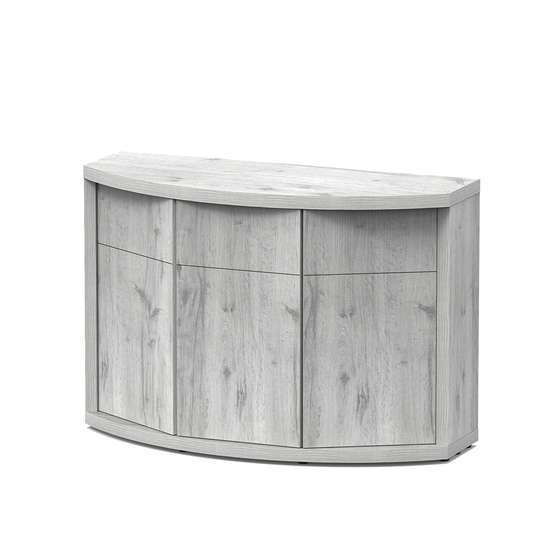 Meuble Aquarium 3 portes Sublime Horizon Chêne Blanc L120,5xP49xH83cm
