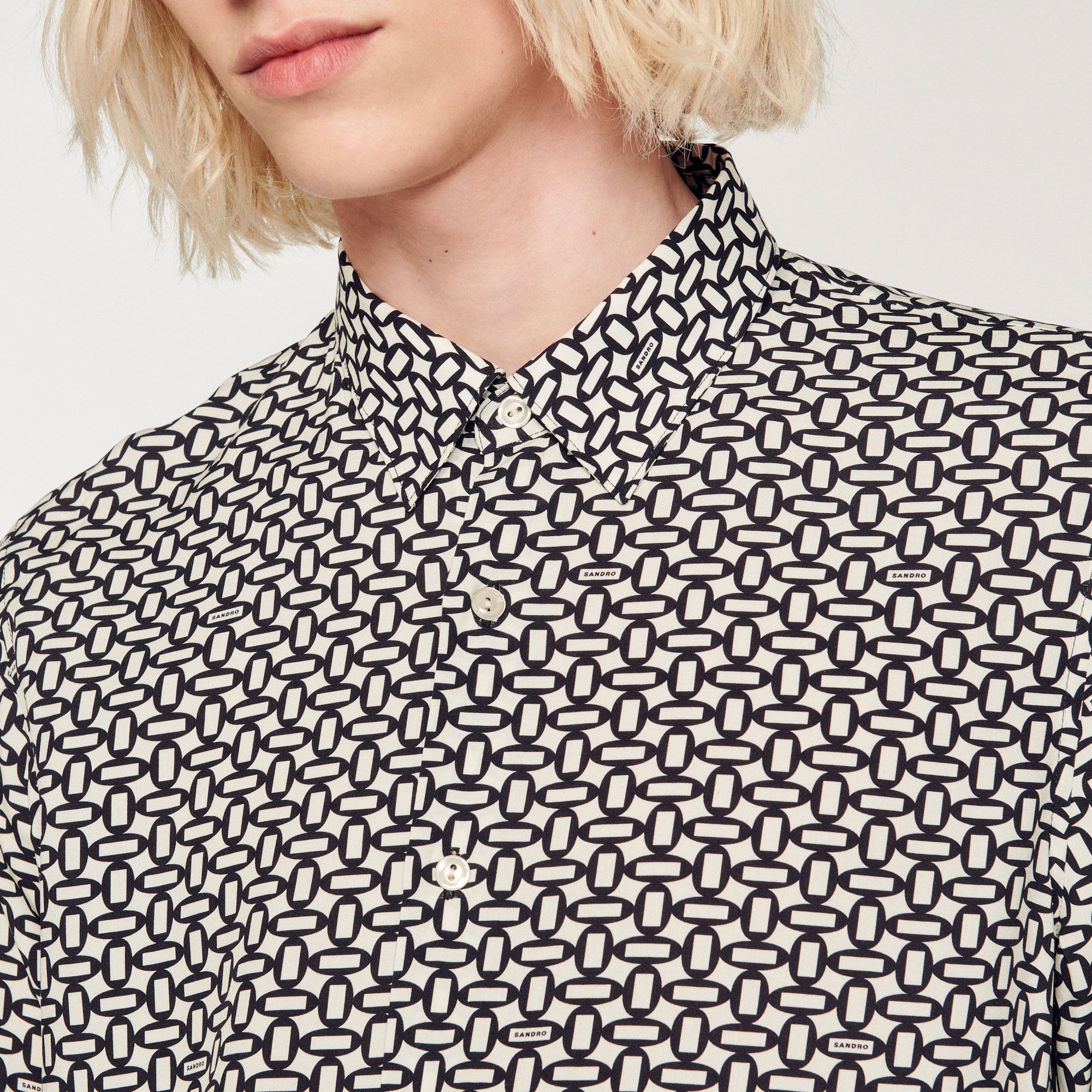 Chemise fluide imprimee