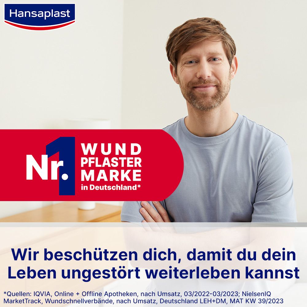 Hansaplast MED Selbsthaftender Fingerverband Blau
