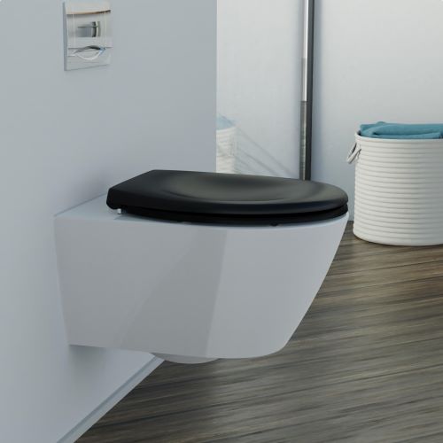 Schütte Duroplast HG WC Sitz ICEBERG, Hochglänzend mit Absenkautomatik und Schnellverschluss