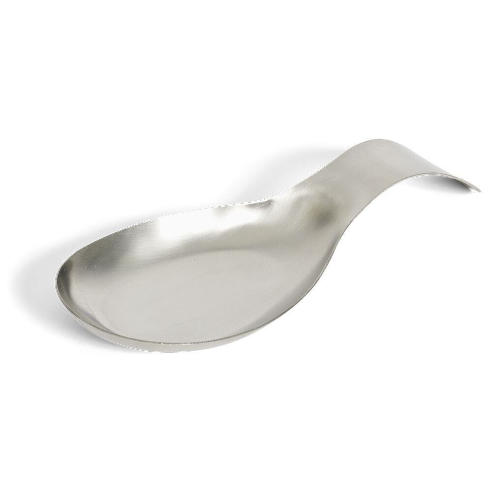 Repose cuillère inox gris 19x8x1,5cm