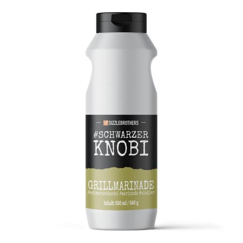 SizzleBrothers #SchwarzerKnobi Grillmarinade