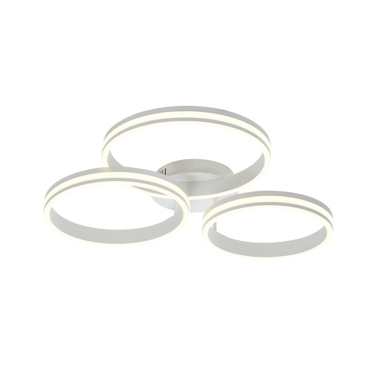 Plafondlamp wit incl. LED 3-staps dimbaar 3-lichts - Navara