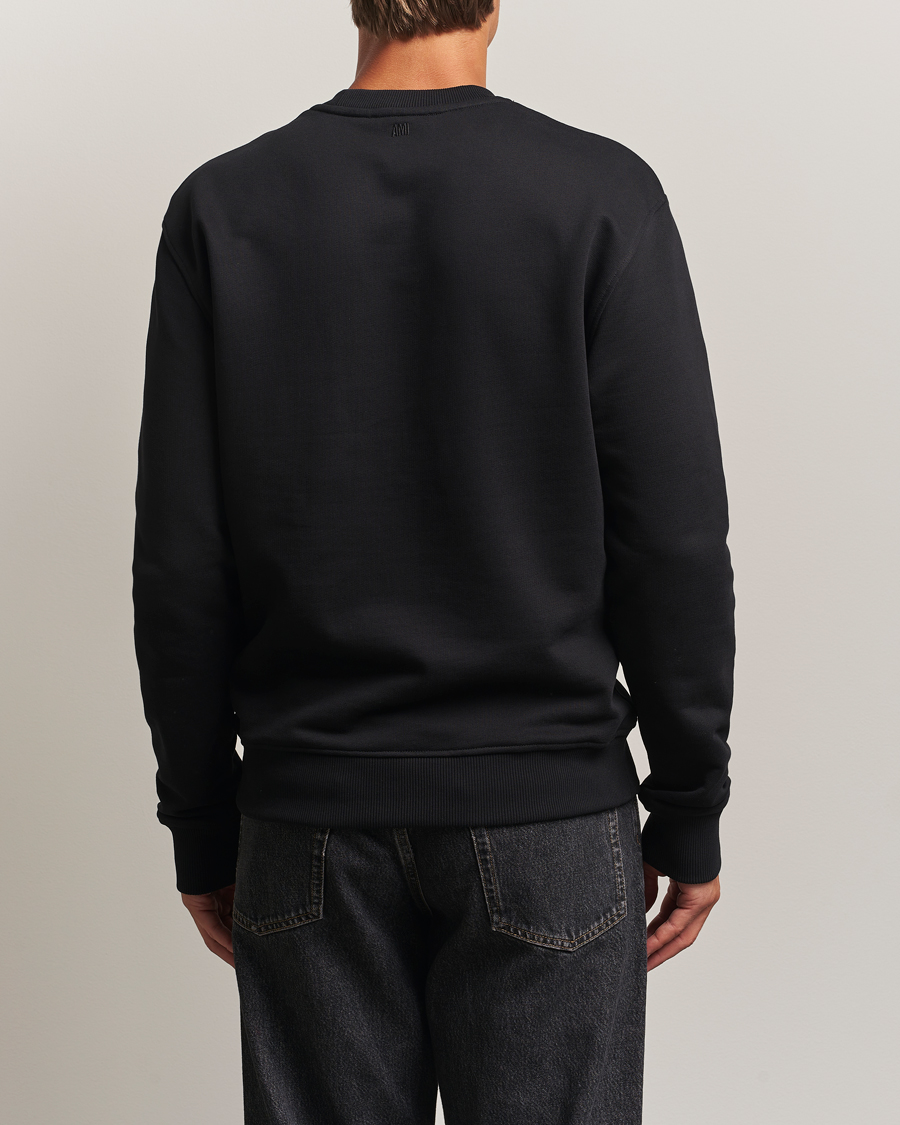 AMI Heart Logo Sweatshirt Black