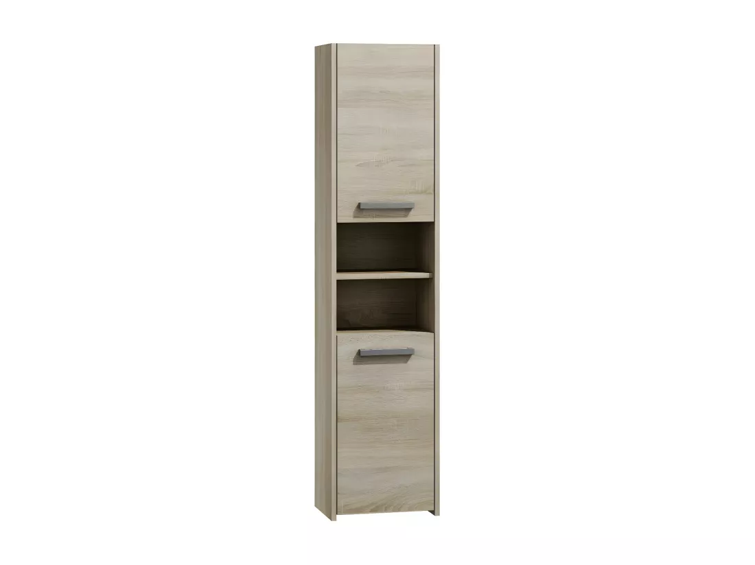 PISA - Armoire de salle de bains style moderne -170x40x30cm - Meuble colonne salle de bains - Rangement salle de bains