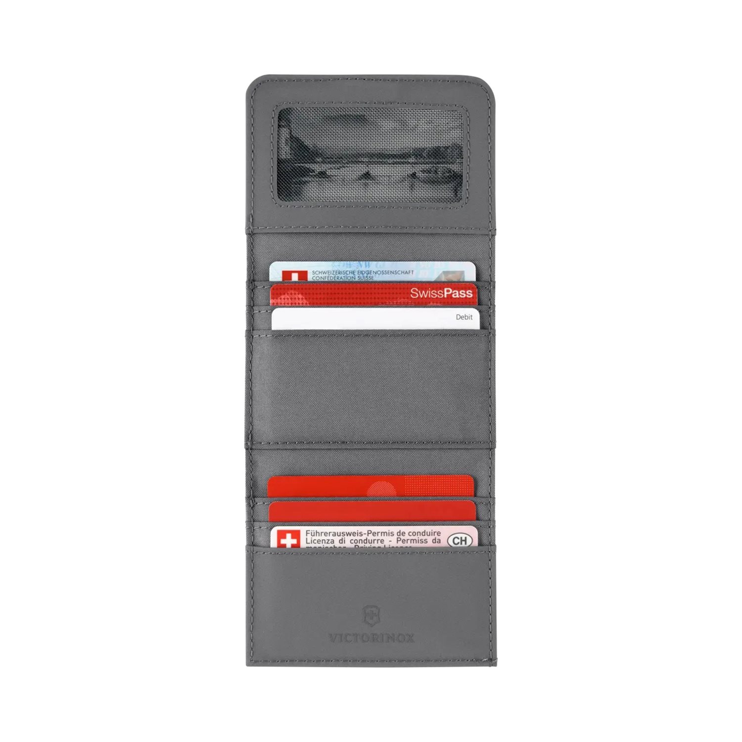 Victorinox Travel Essentials Tri-Fold Wallet frost grey