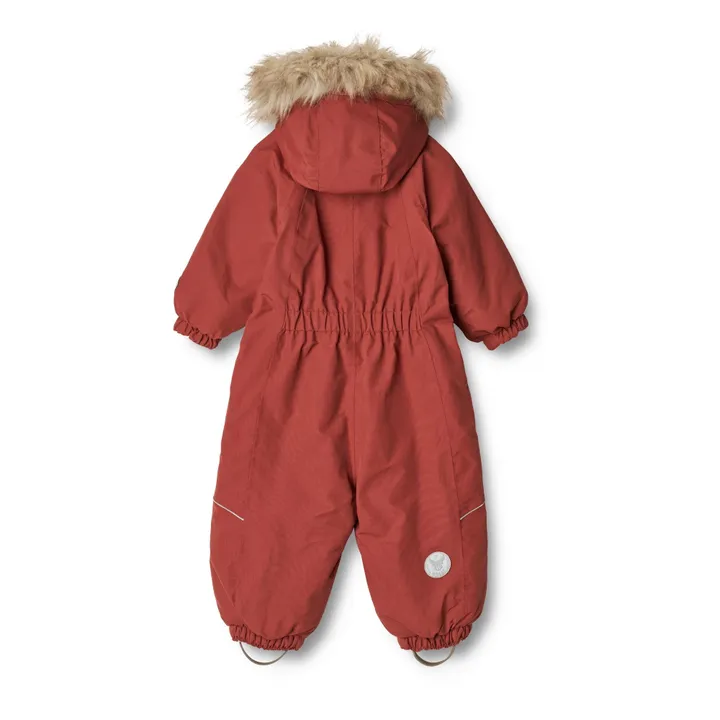 Wheat Combinaison de Ski Façon Fourrure Matières Recyclées Nickie | Rouge