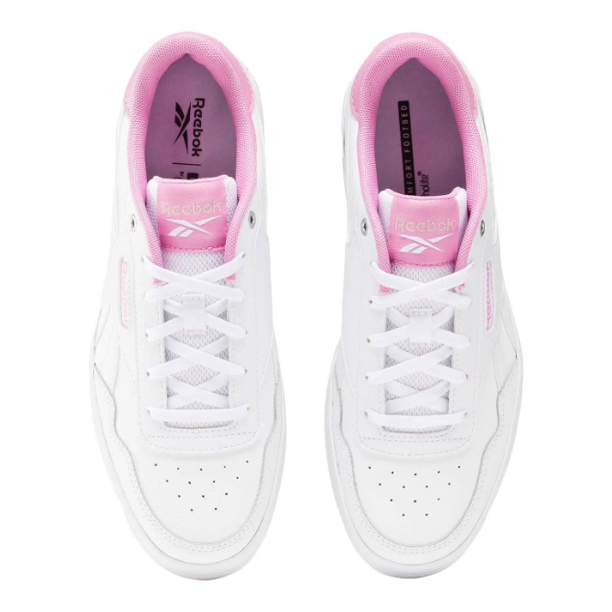 REEBOK-Courtadv_bol-Baskets - Talon plat - Blanc Ouvert