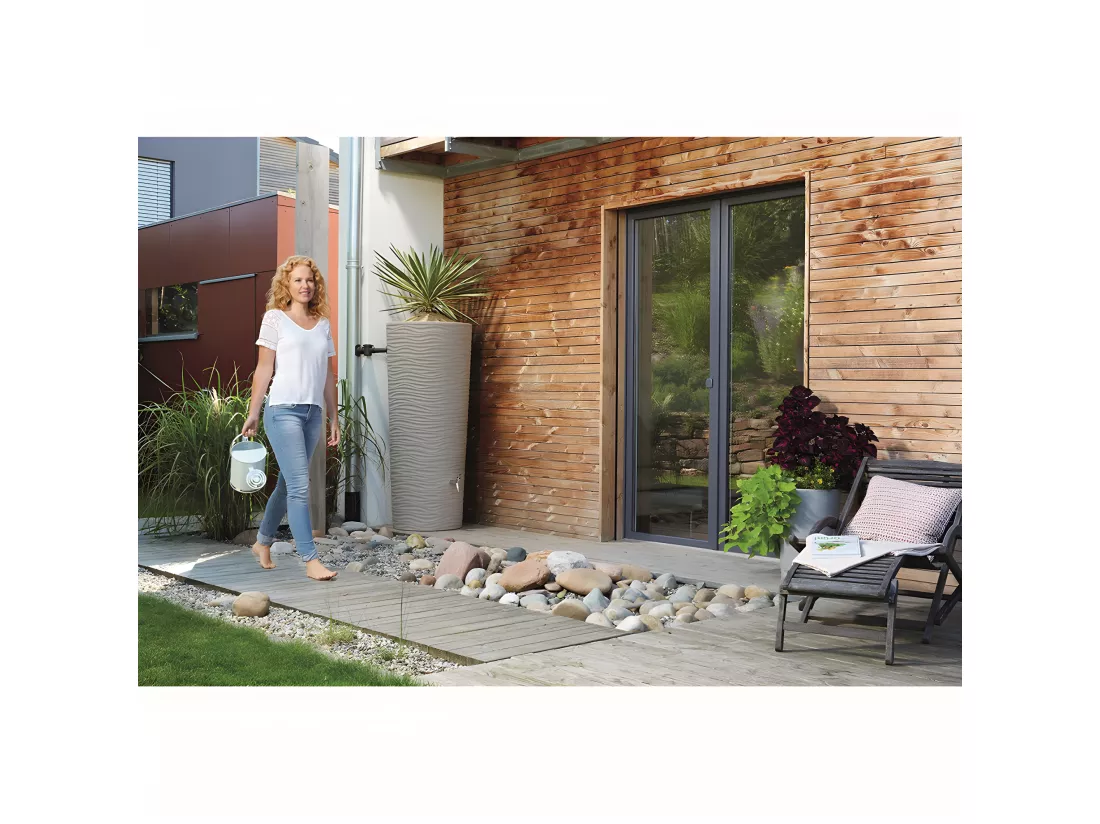 Récupérateur D'eau Conique 2-en-1 350l Natura