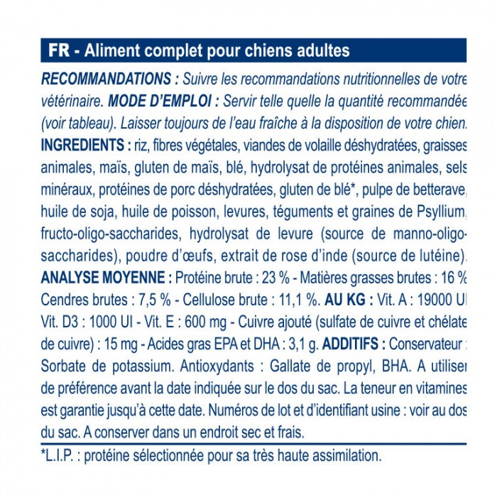 Royal Canin Veterinary GastroIntestinal High Fibre - Croquettes pour chien