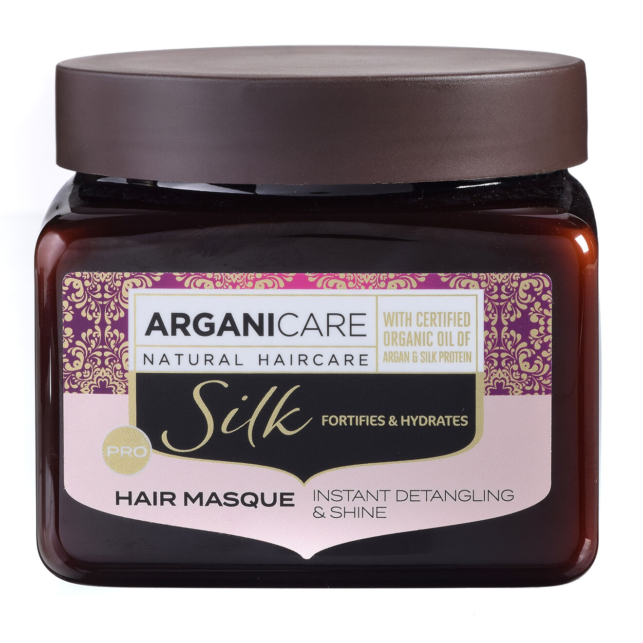 Arganicare Masque fortifiant à la Protéine de Soie cheveux secs et ternes - 500 ml