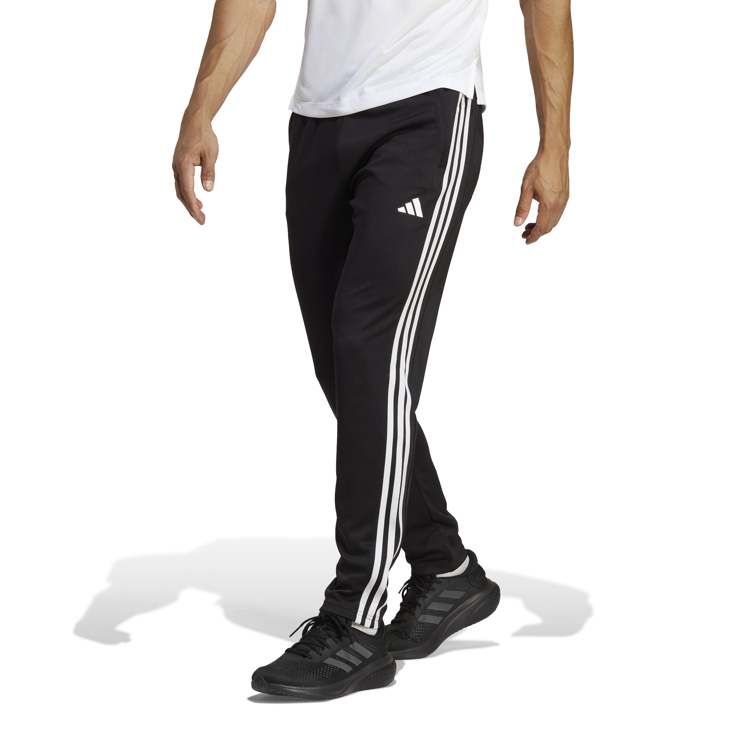 adidas Training Essential Base 3 Pantalon Survêtement Hommes - Noir , Blanc