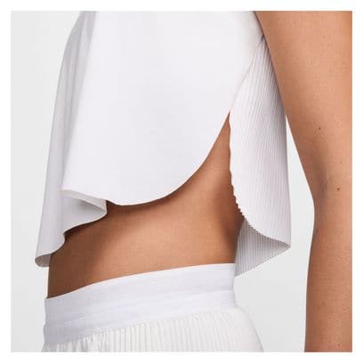 Débardeur Crop Nike AeroSwift Blanc Femme